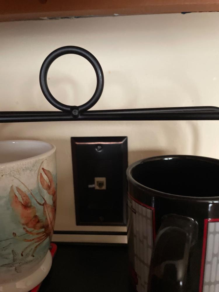 Century Aged Bronze Steel - 1 Phone Jack Wallplate - Customer Photo From Greg S.