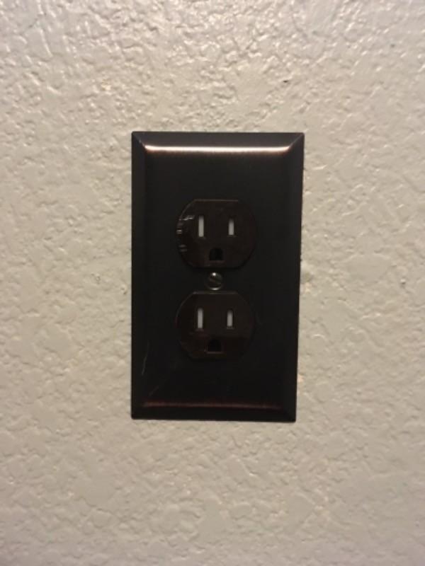 Century Aged Bronze Steel - 1 Toggle Wallplate - Customer Photo From ARTURO A.