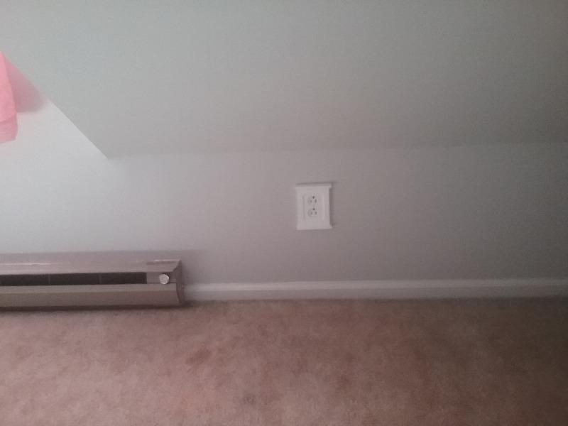 Mantel White Wood - 1 Phone Jack Wallplate - Customer Photo From Edwin M.