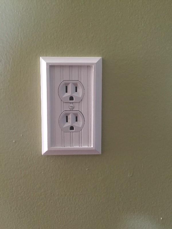 Cottage White Wood - 3 Toggle Wallplate - Customer Photo From mike b.