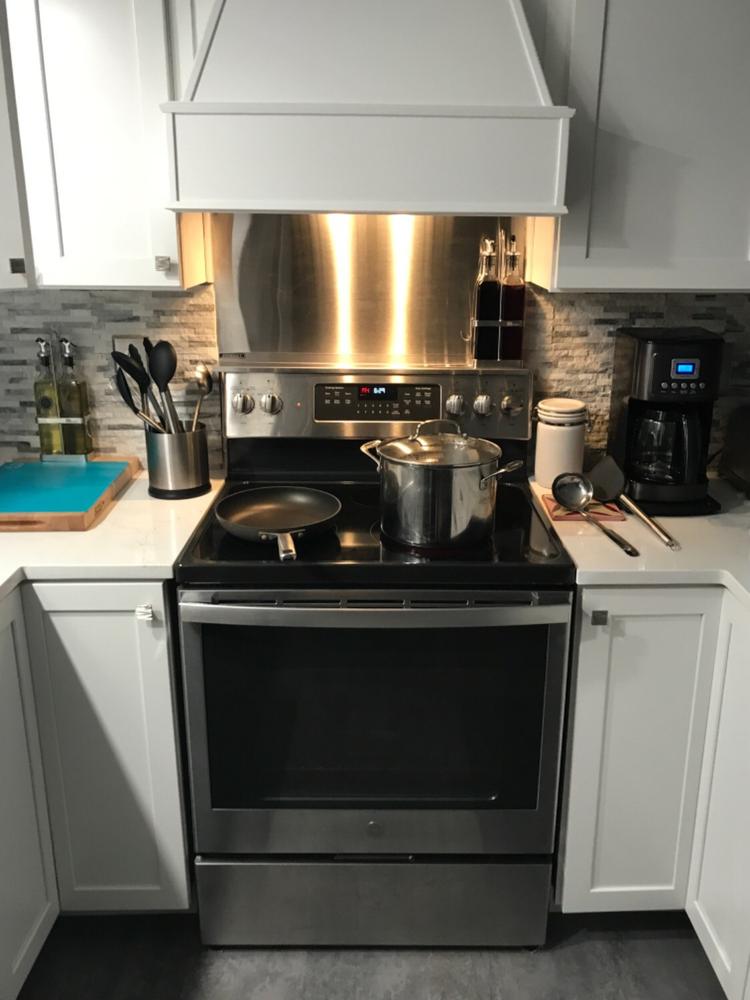 Oversized Brushed Nickel Steel - 2 Toggle Wallplate - Customer Photo From Christian L.