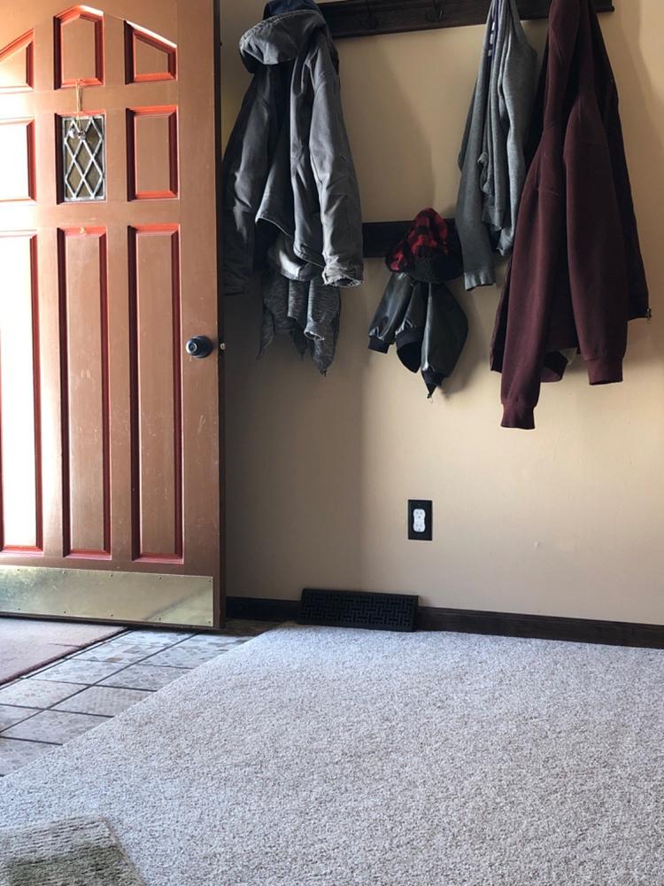 Steps Aged Bronze Cast - 1 Rocker Wallplate - Customer Photo From Tucker S.