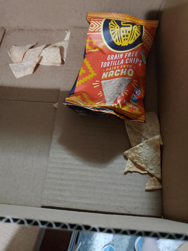 Nacho Grain Free Tortilla Chips 1 oz - 24 bags - Customer Photo From Lisa Haggard