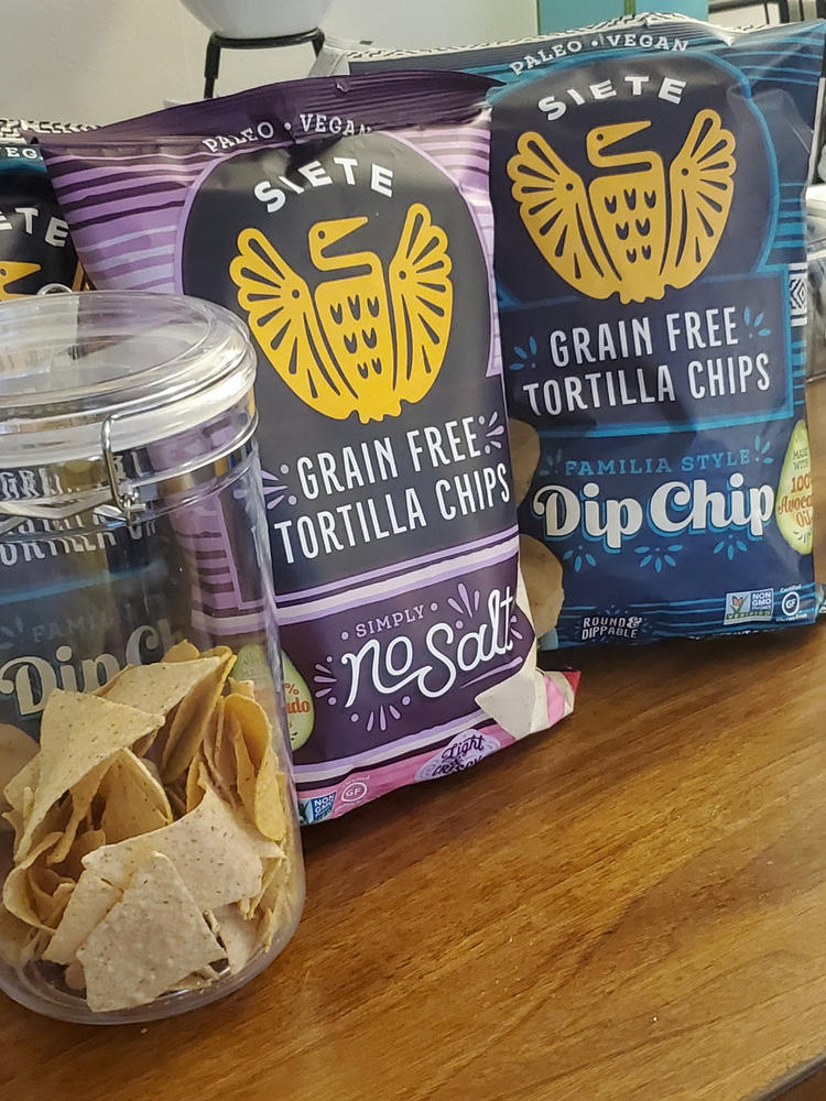 Dip Chip Grain Free Tortilla Chips 5oz - 6 bags - Customer Photo From Maria Dominguez