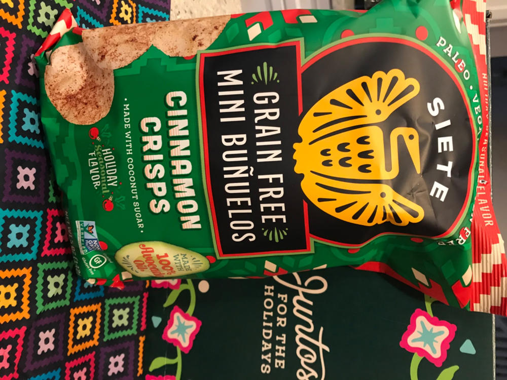 5 oz Buñuelos Cinnamon Crisps - 6 pack - Customer Photo From Vanessa Kelly