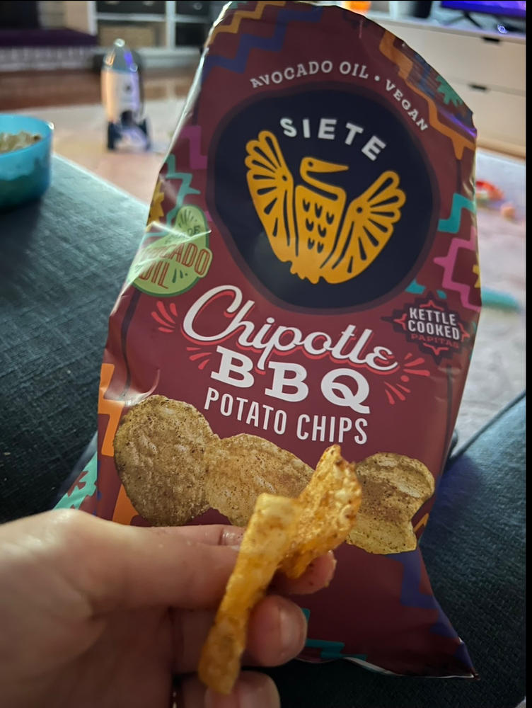 Chipotle BBQ Kettle Cooked Potato Chips - 6 bags - Customer Photo From Anonymous