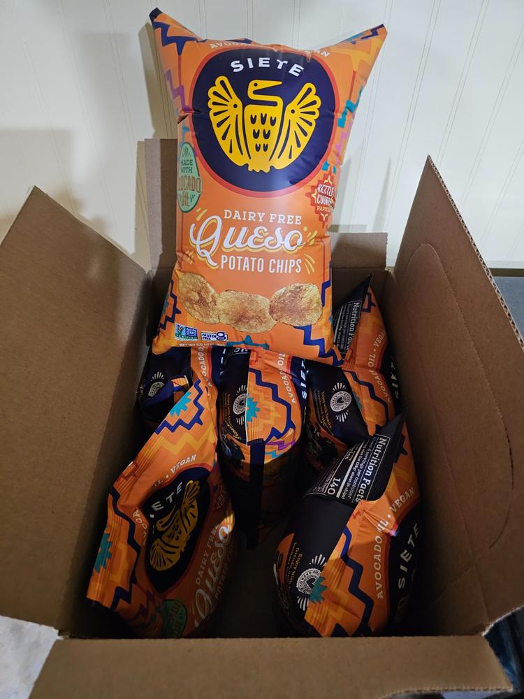 Queso Kettle Cooked Potato Chips - 6 Bags - Customer Photo From Gary Vigil