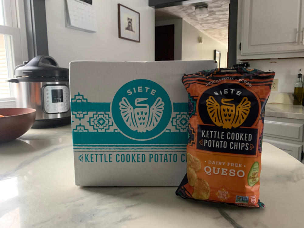 Queso Kettle Cooked Potato Chips - 6 Bags - Customer Photo From Alyssa Waldmann