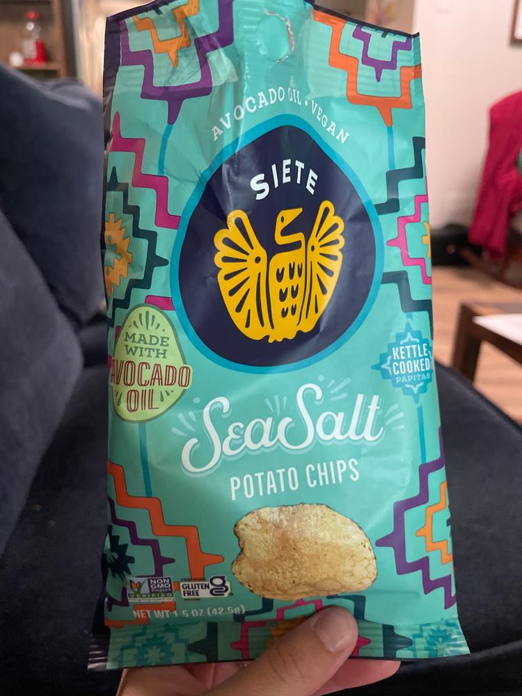 Sea Salt Kettle Cooked Potato Chips 1.5 oz - 24 bags - Customer Photo From Kyleigh Stroup