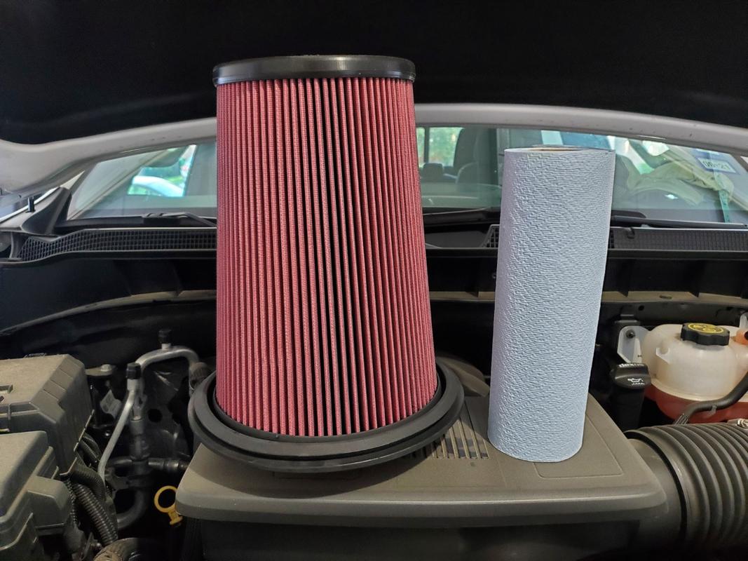 S/&B Filters 75-5128D Cold Air Intake For 2019 Silverado//Sierra 1500 5.3L /& 6.2L Dry Extendable Filter