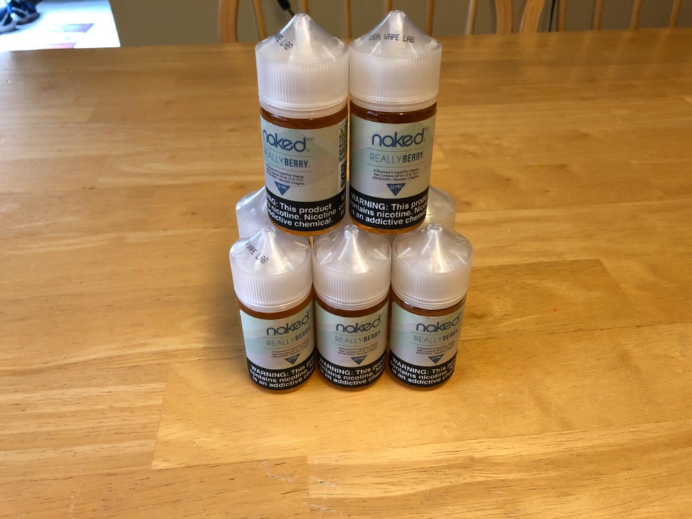 Really Berry By Naked 100 E-Liquids 60ml - 3 MG - Customer Photo From Anonymous