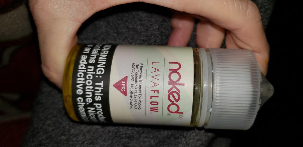 Lava Flow Naked 100 - 60ml - Customer Photo From Tracey .