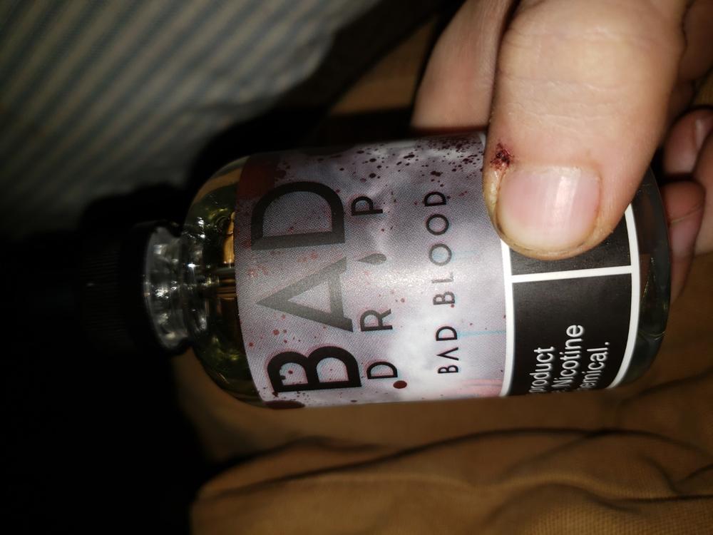 Bad Blood Ejuice by Bad Drip 120ml - Customer Photo From Dustin M.