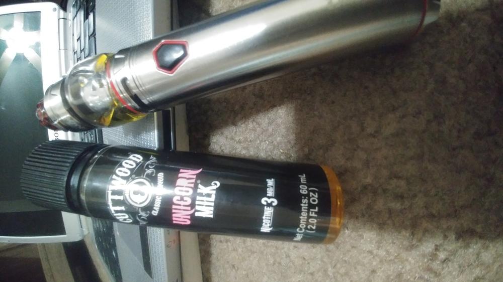 Unicorn Milk Ejuice By Cuttwood 60ml - 0 MG - Customer Photo From Anonymous