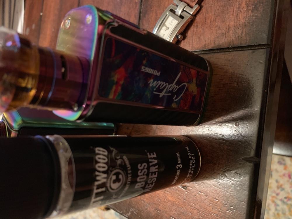 Boss Reserve Ejuice By Cuttwood 120ml - 3 MG - Customer Photo From Ruby R.