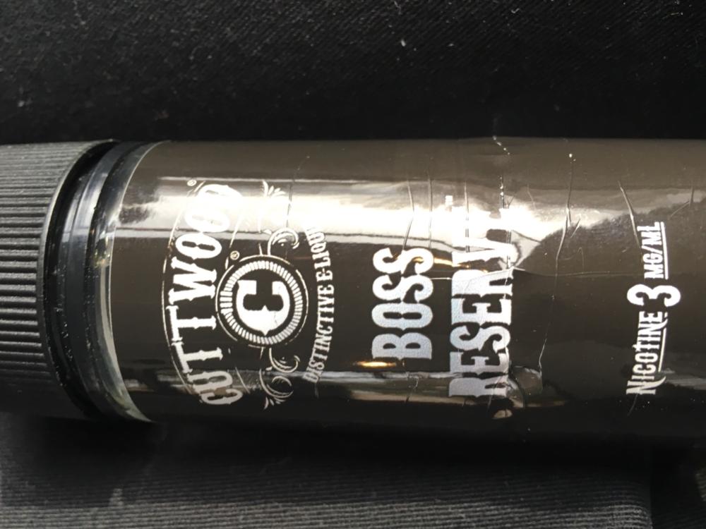 Boss Reserve Ejuice By Cuttwood 120ml - 3 MG - Customer Photo From Armand M.