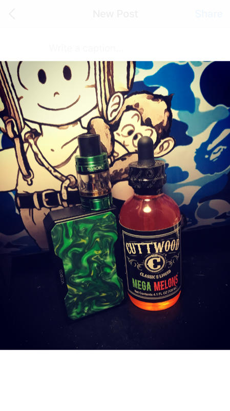Mega Melons E-Juice By Cuttwood 120ml - 3 MG - Customer Photo From Mitchell T.