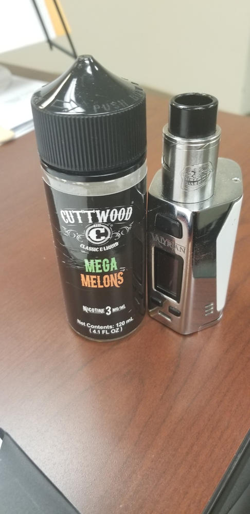 Mega Melons E-Juice By Cuttwood 120ml - 3 MG - Customer Photo From Jesus capote