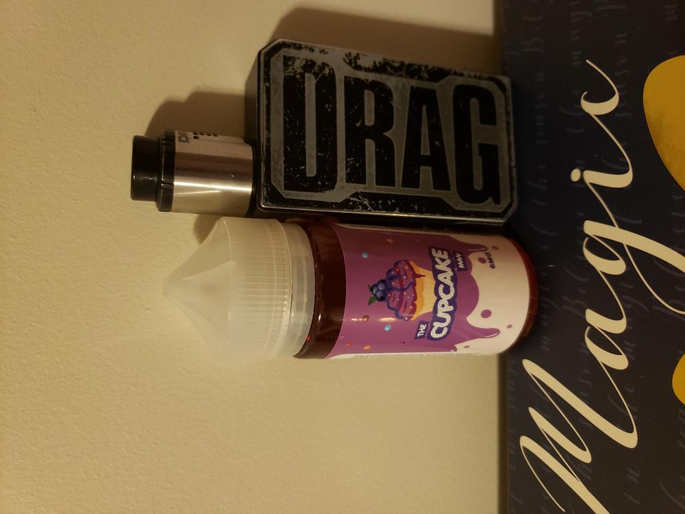 The Cupcake Man Blueberry by Vaper Treats Eliquid - 2 MG - Customer Photo From Justin A.