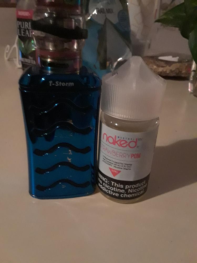 Strawberry Pom By Naked 100 Menthol E-Liquids 60ml - Customer Photo From Angela Stegall
