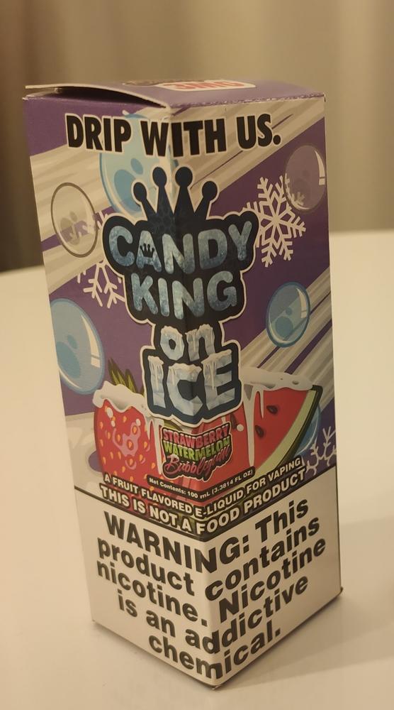 Strawberry Watermelon Bubblegum By Candy King On Ice E-Liquid 100ml - Customer Photo From Ivan