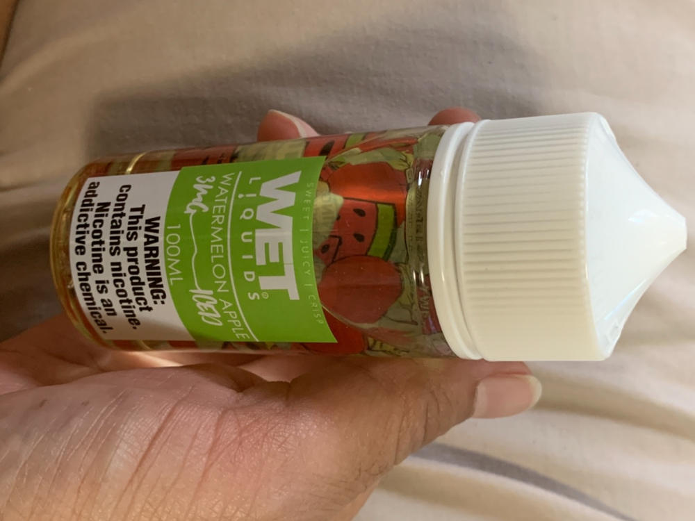 Watermelon Apple Iced by Wet Liquids 100ml - 3 MG - Customer Photo From Anonymous