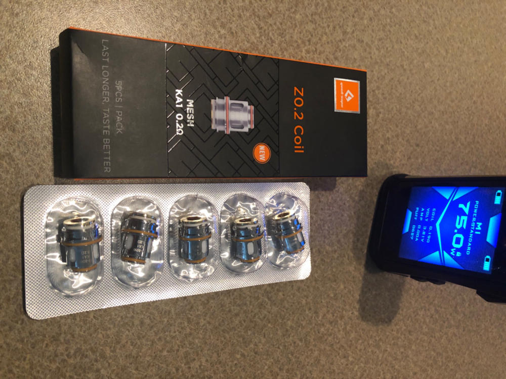 Geekvape Mesh Z Replacement Coils (Pack of 5) - Customer Photo From Teresa Lopez