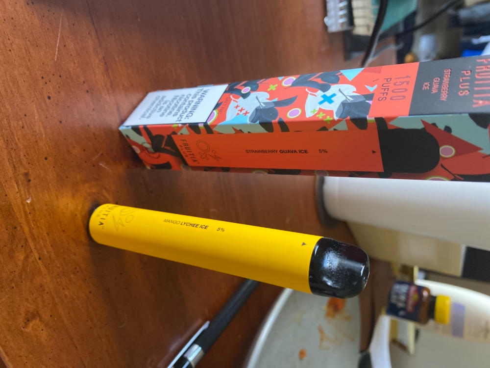 Flavor #8 Fruitia Plus Disposable 1500 PUFFS - Customer Photo From Nick Carline