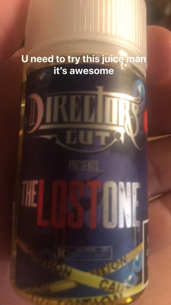 The Lost One By Directors Cut Premium Liquids 60ml - Customer Photo From Anonymous