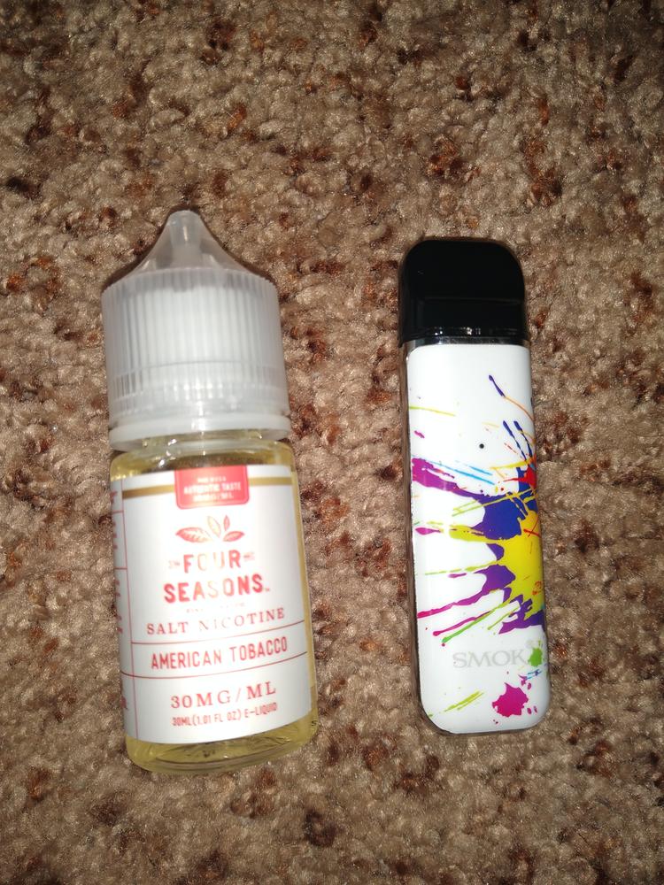 American Tobacco By Four Seasons Salt Nicotine 30ml - Customer Photo From Valerie Grant