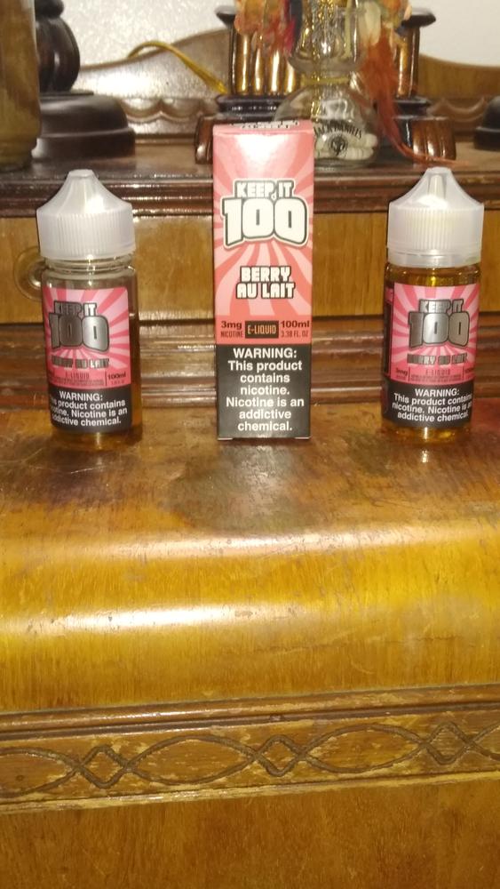 Berry Au Lait By Keep It 100 E-Liquid - Customer Photo From Kerryn