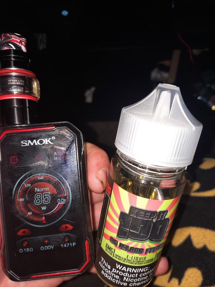Fusion By Keep It 100 E-Liquid - 3 MG - Customer Photo From Tyler Haupt