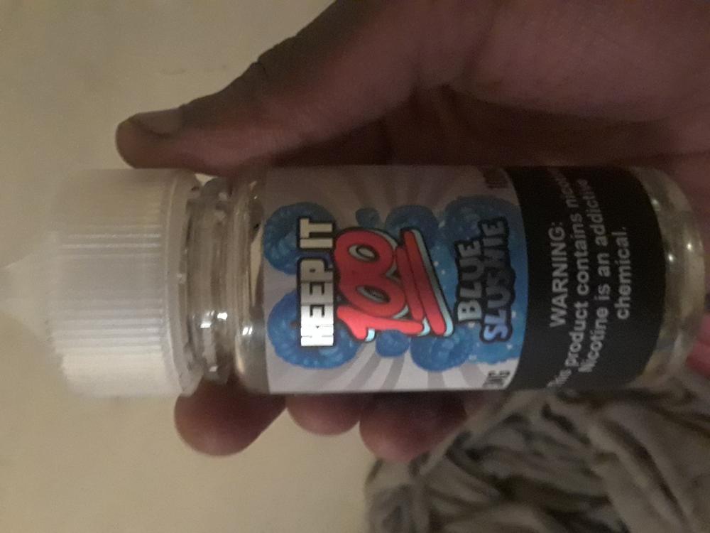 Blue By Keep It 100 E-Liquid - 6 MG - Customer Photo From Gerald H.