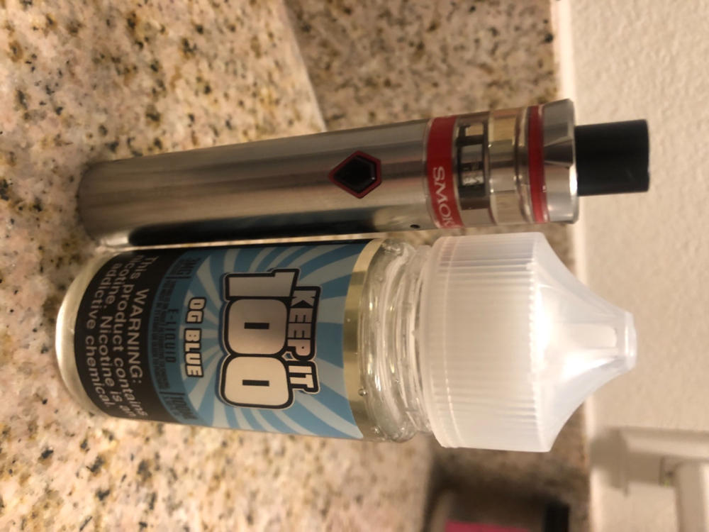 Blue By Keep It 100 E-Liquid - 6 MG - Customer Photo From Anonymous