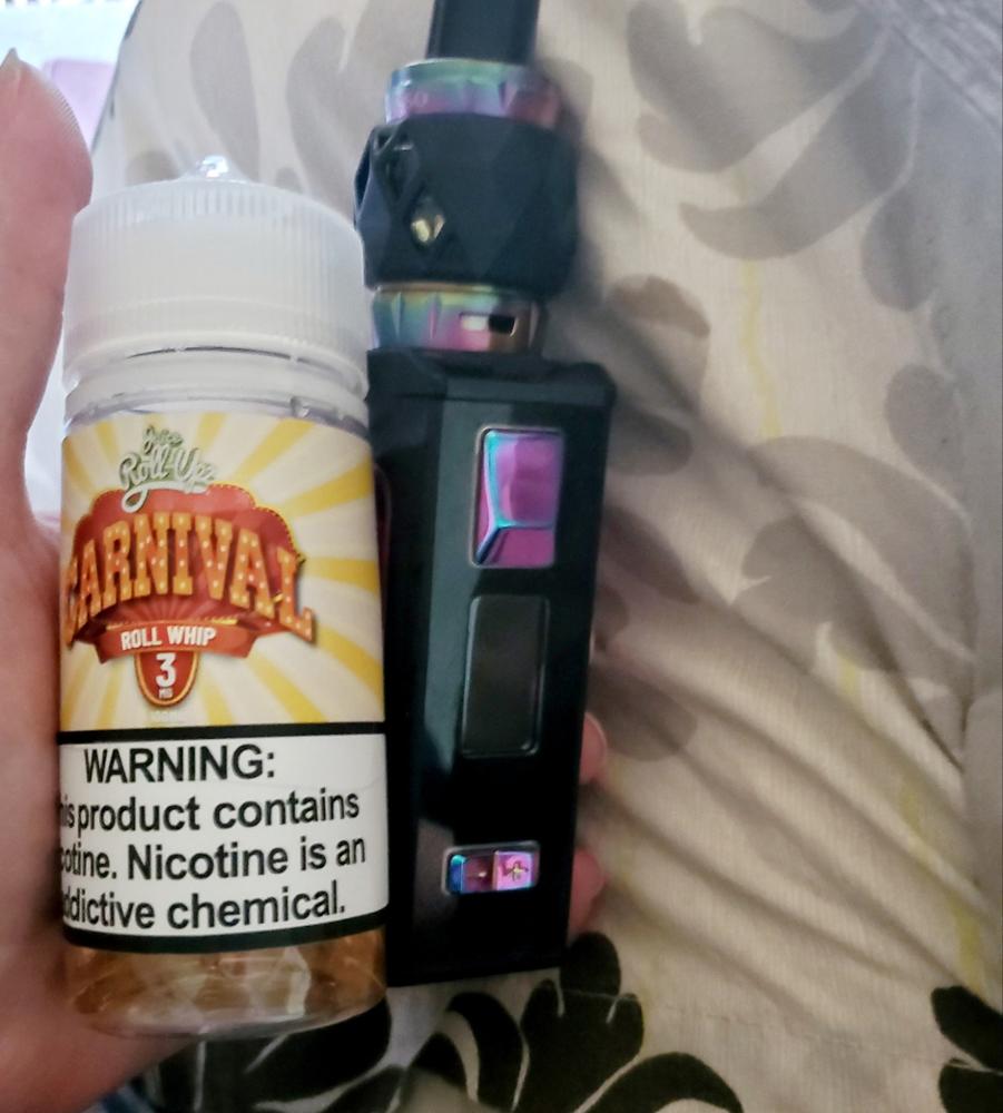 Roll Whip By Carnival Juice Roll Upz 100ml - 3 MG - Customer Photo From Anonymous