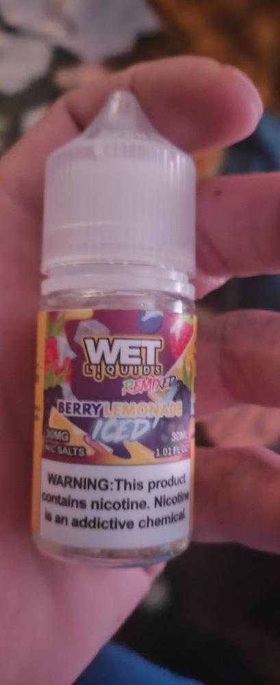 Berry Lemonade ICED WET REMIXED SALTS 30ml - 30 MG - Customer Photo From Jeremy Elder