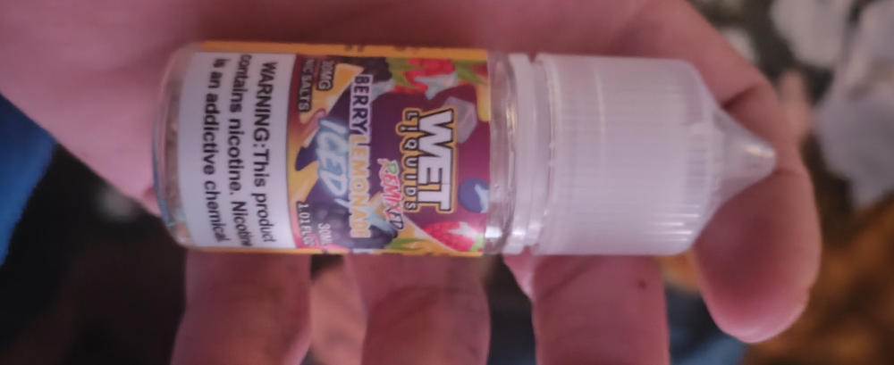 Berry Lemonade ICED WET REMIXED SALTS 30ml - 30 MG - Customer Photo From Jeremy Elder