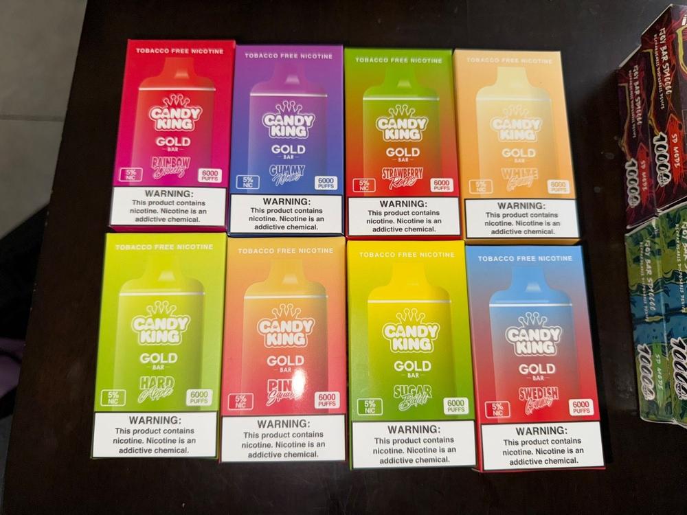Candy King Gold Bar Disposable | 6K PUFFS - Gummy Worms - Customer Photo From Anonymous