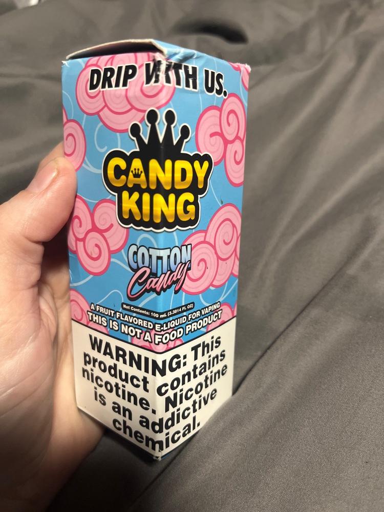 Cotton Candy CANDY KING on SALT 30ml - 50 MG - Customer Photo From Anonymous