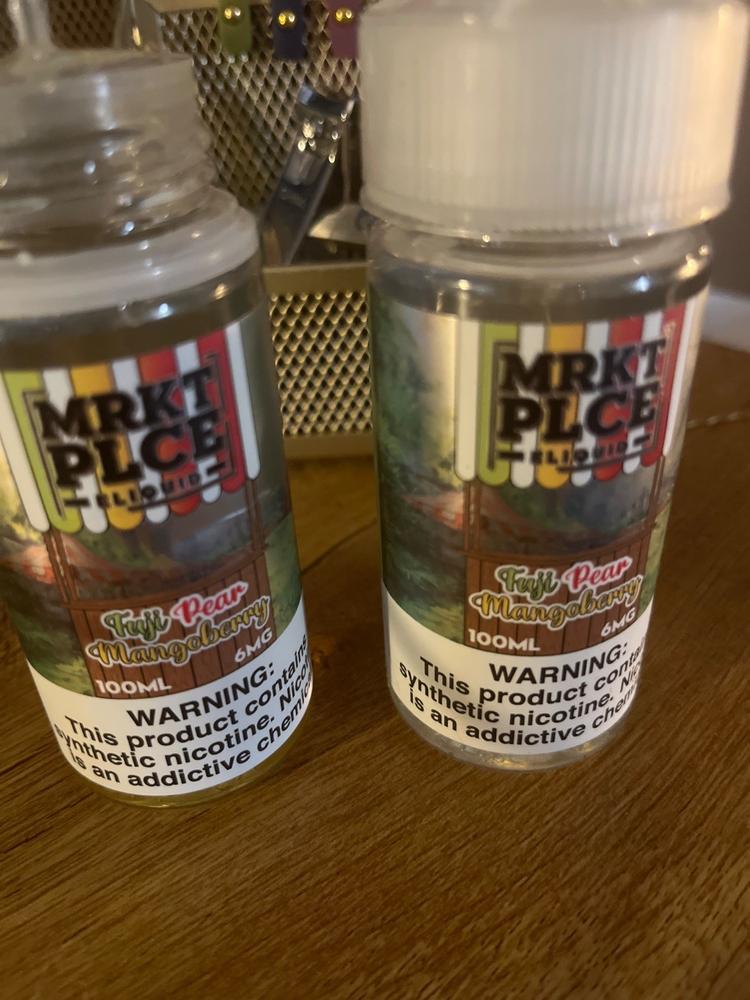 Fuji Pear Mangoberry MRKT PLCE 100ml - 6 MG - Customer Photo From Heather Lloyd
