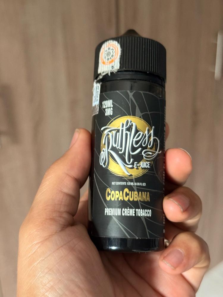 Copa Cubana Ruthless Vapor 120ml - 3 MG - Customer Photo From Anonymous
