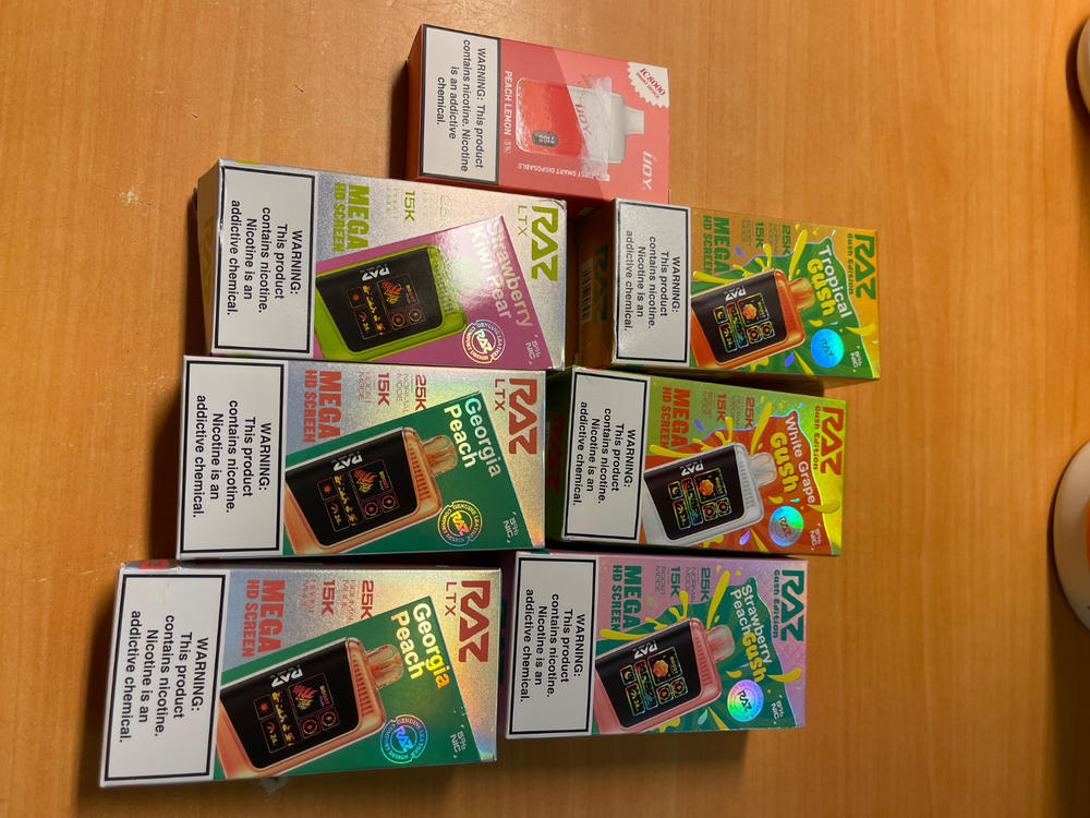 [5-Pack] RAZ LTX Disposable Bundle - Customer Photo From Anonymous