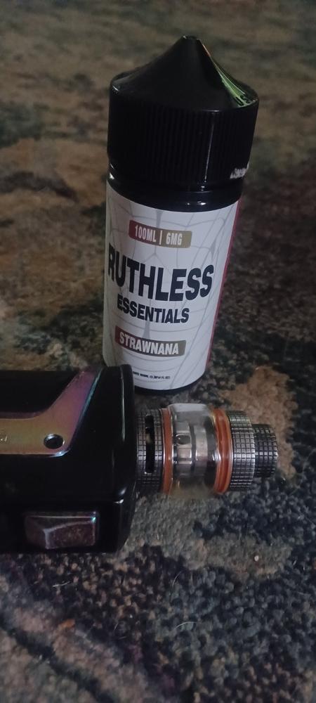 Strawnana Ruthless Essentials 100ml - 6 MG - Customer Photo From John Farnsworth