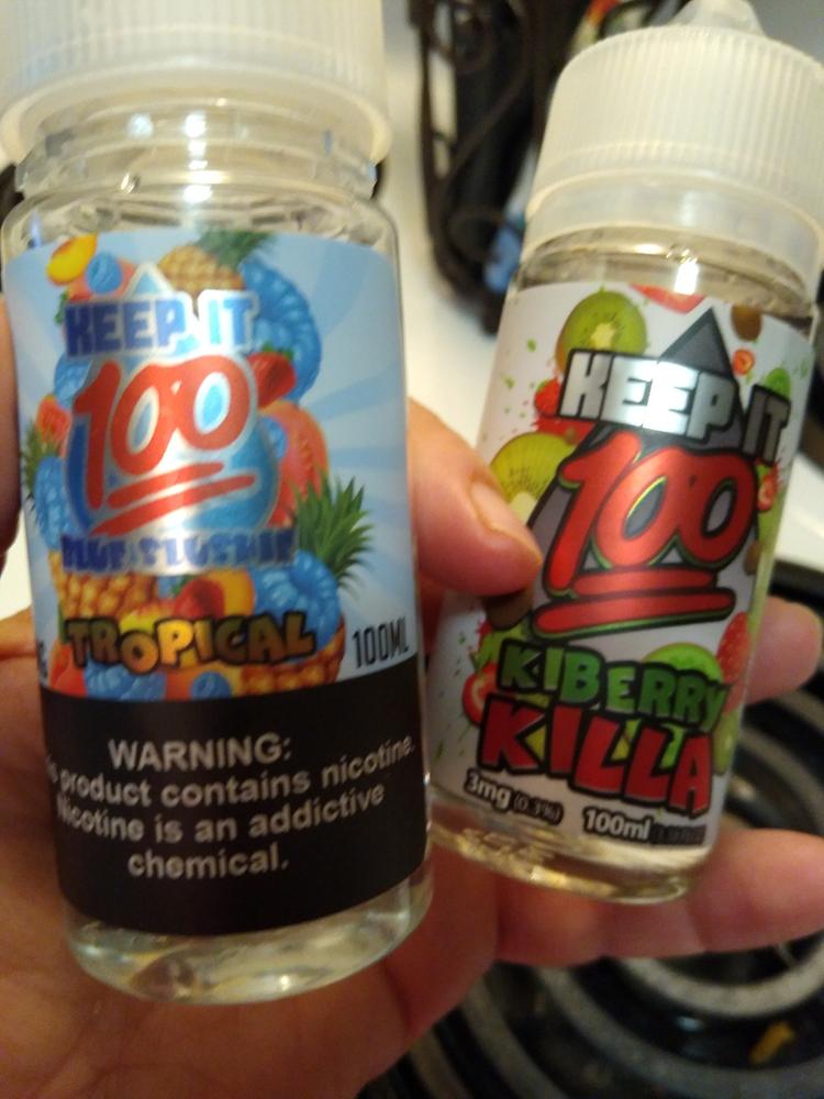 Keep It 100 Vape Juice Bundle 2x100ml (200ml) - Customer Photo From Anonymous