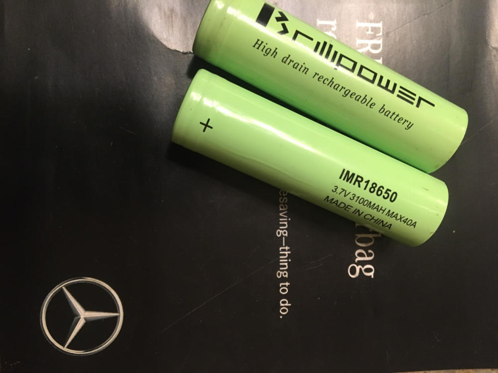 Brillipower 18650 3100Mah 40A Battery (Pack of 2) - Customer Photo From Anonymous