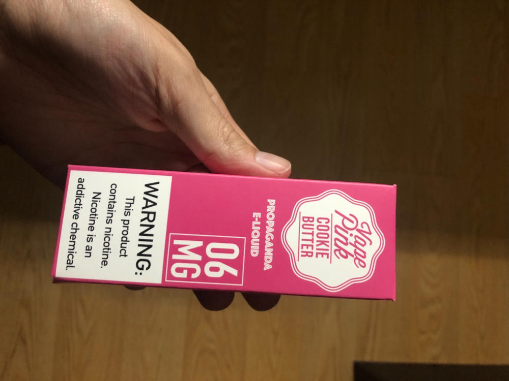 Cookie Butter Vape Pink Eliquid 100ml - Customer Photo From Anonymous