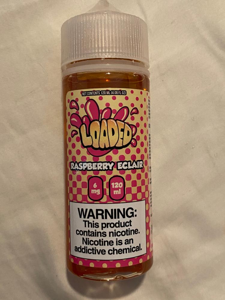 Raspberry Eclair By Loaded E-Liquid 120ml - Customer Photo From Swall