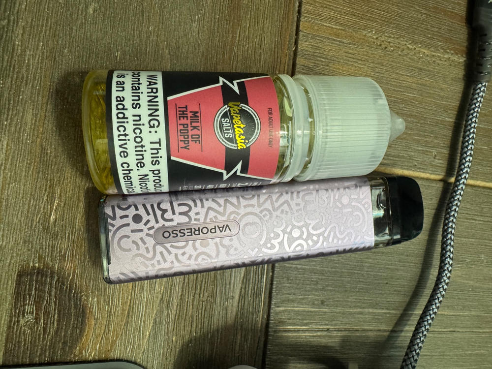 Milk Of The Poppy Vapetasia Salts 30ml - 24 MG - Customer Photo From Anonymous
