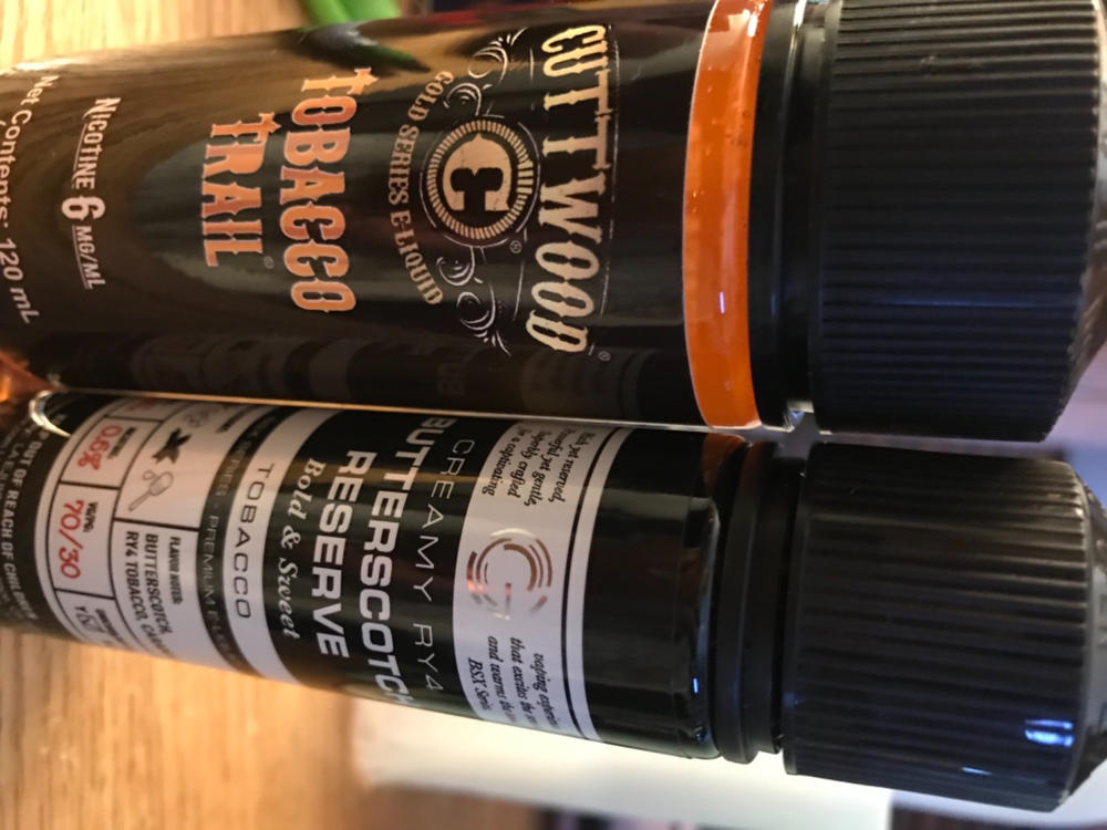 Tobacco Trail Ejuice By Cuttwood Eliquids 120ml - Customer Photo From Joan Patyk
