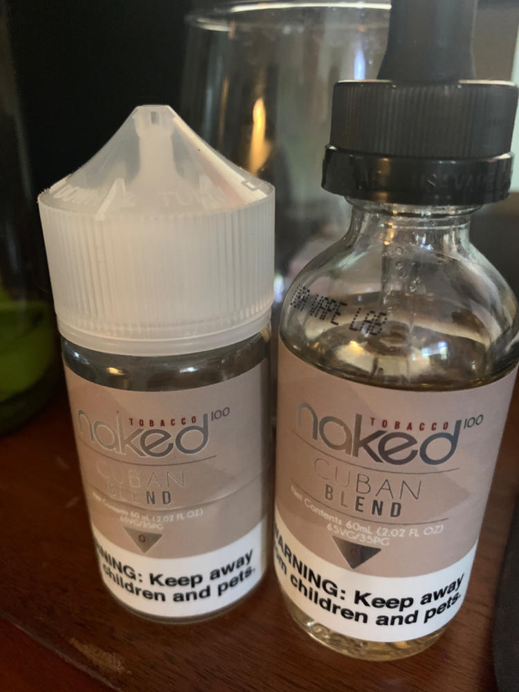 Cuban Blend By Naked 100 Tobacco E-Liquids 60ml - Customer Photo From Anonymous